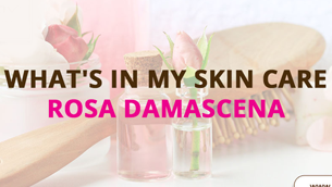 Làm sạch da, cân bằng ẩm với Rosa damascena Flower Water