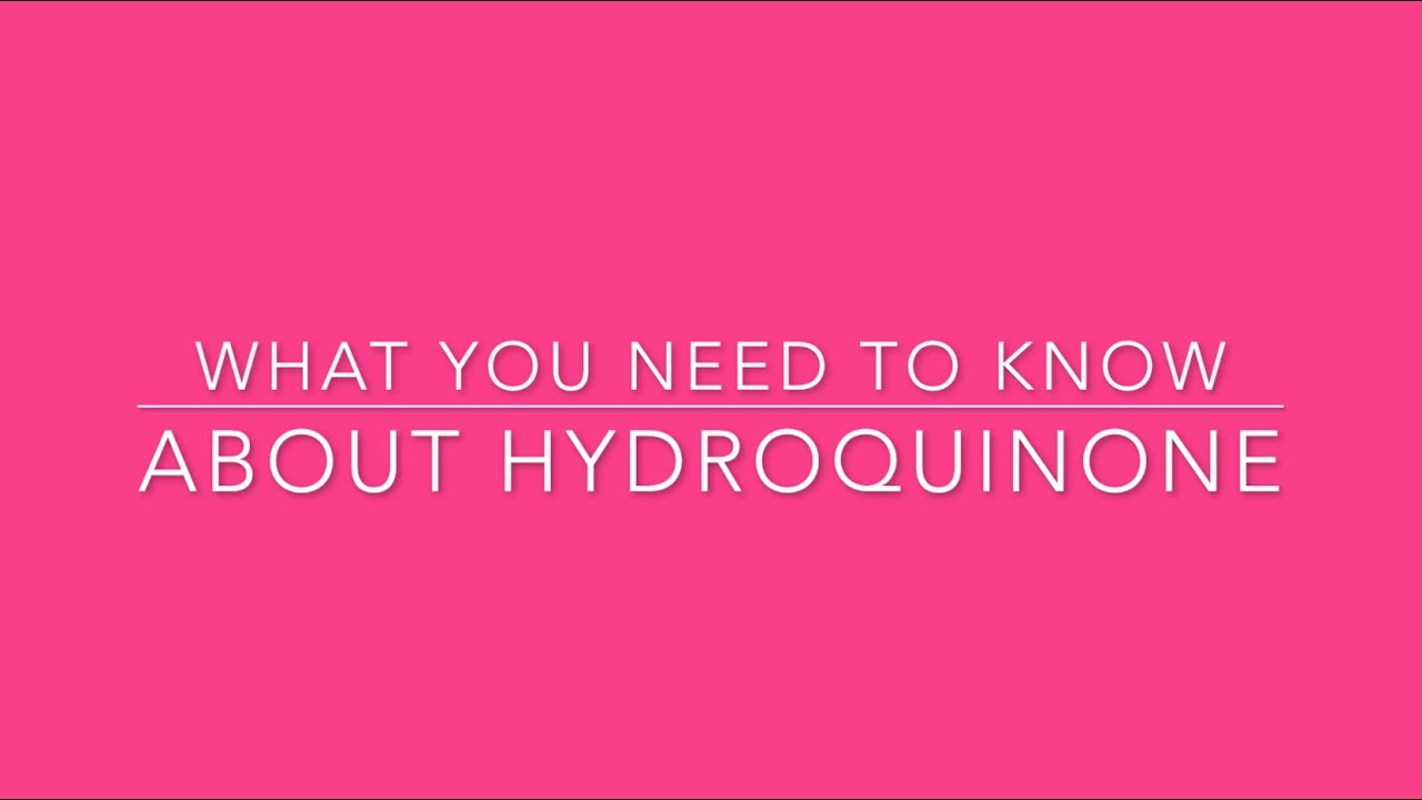 Hydroquinone an toàn đến mức nào?